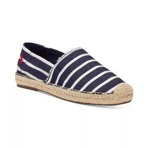 Polo Ralph Lauren Men's Cevio Crest Madras Espadrille Blue Stripe